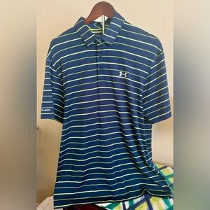 Under Armour Men's Navy Striped Shirt
